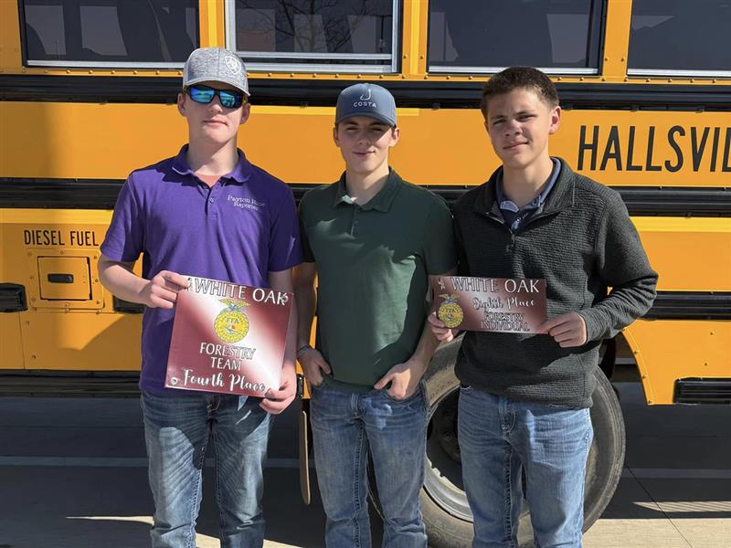 Our Hallsville FFA CDE Teams spent their Saturday at the Gilmer / White Oak Double Header event! Click the link for all the results!
